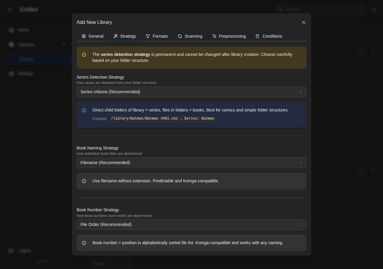 Add Library - Manga Strategy